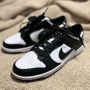 Nike low dunks- black and white “Panda”